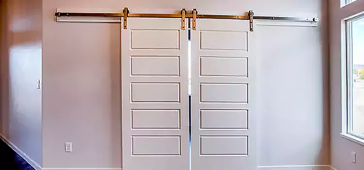 Glass Barn Door with Installation Hardware Kit Gahanna